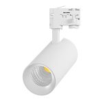 Noxion LED Tracklight 3-Phase Ecowhite Aluminium White 30W 3210lm 36D - 940 Cool White | UGR <19