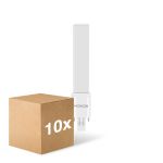 Multipack 10x Noxion Lucent PL-S LED 4.3W - 827 Extra Warm White | 2-Pin - Replaces 9W