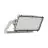 Ledvance LED Floodlight Max Radial 25 Aluminium Grey 600W 92300lm 25d - 830 Warm White | IP66 - Symmetrical