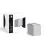 D'Lite Wall Light Vrebos Metal Silver | Suitable for 1x GU10 