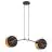 Emibig Pendant Motif Steel Black | Suitable for 2x E27 - Max 15W