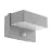 Eglo Wall Light Azzinano Steel Silver 5W 700lm - 830 Warm White | IP44 - Motion and Light Sensor