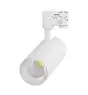 Noxion LED Tracklight 3-Phase Ecowhite Aluminium White 30W 2960lm 36D - 830 Warm White | UGR <19